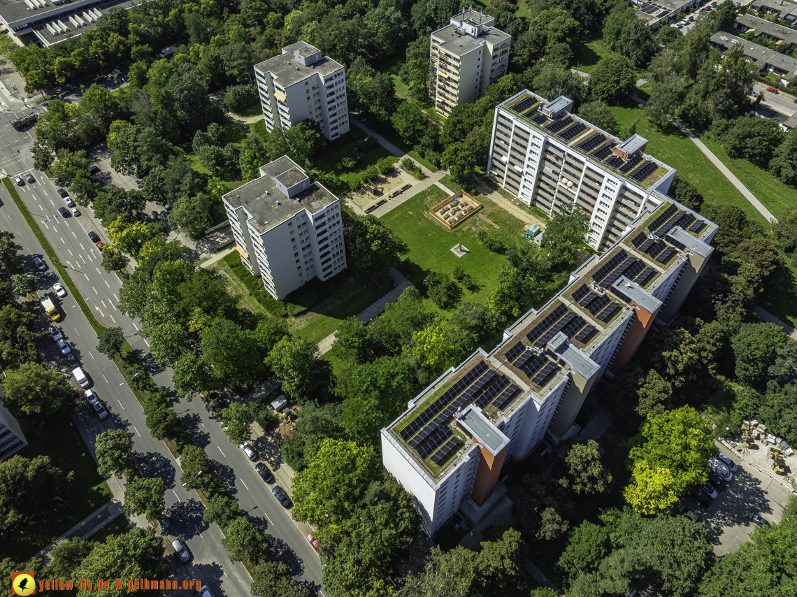 29.07.2024 - Baustelle Karl-Marx-Ring 11-21 in Neuperlach