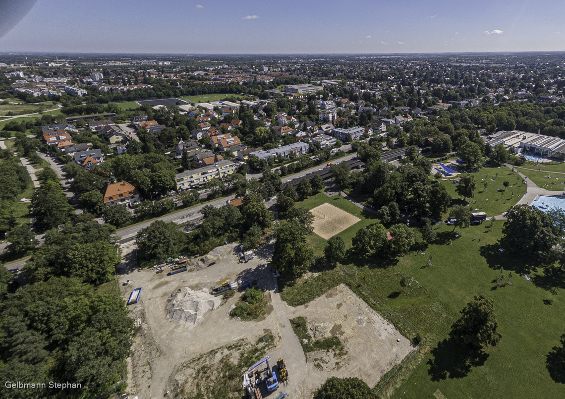 09.08.2024 - Geothermiebaustelle und Ostpark in Berg am Laim