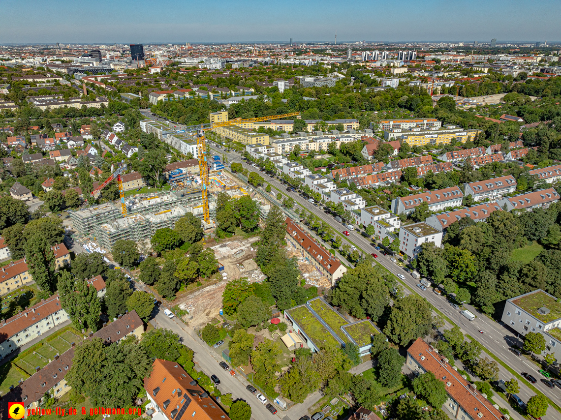 06.08.2024 - die Baustelle Maikäfersiedlung in Berg am Laim