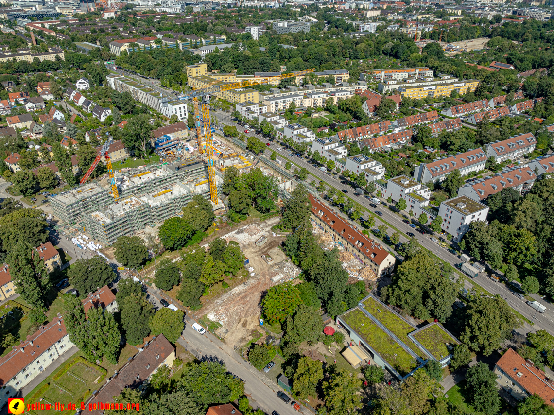 06.08.2024 - die Baustelle Maikäfersiedlung in Berg am Laim