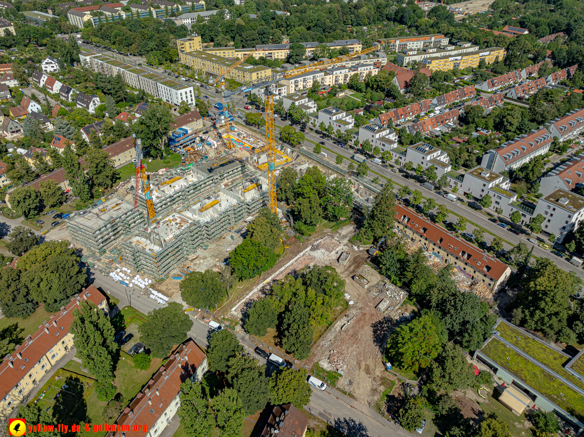 06.08.2024 - die Baustelle Maikäfersiedlung in Berg am Laim