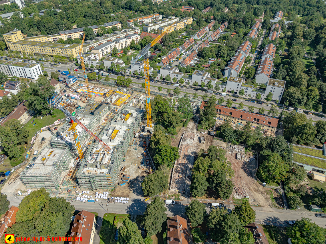 06.08.2024 - die Baustelle Maikäfersiedlung in Berg am Laim