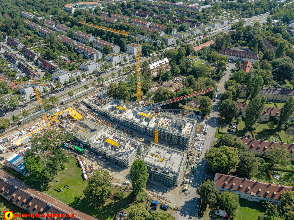 06.08.2024 - die Baustelle Maikäfersiedlung in Berg am Laim
