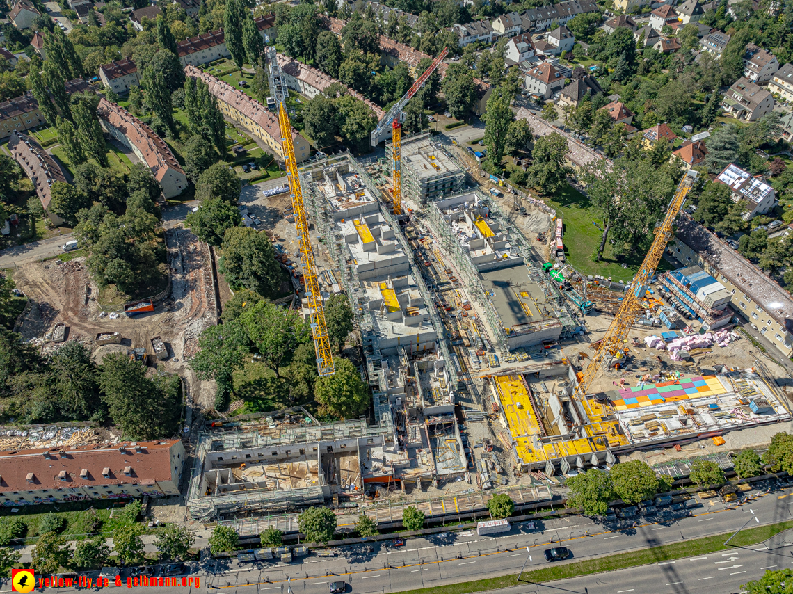06.08.2024 - die Baustelle Maikäfersiedlung in Berg am Laim