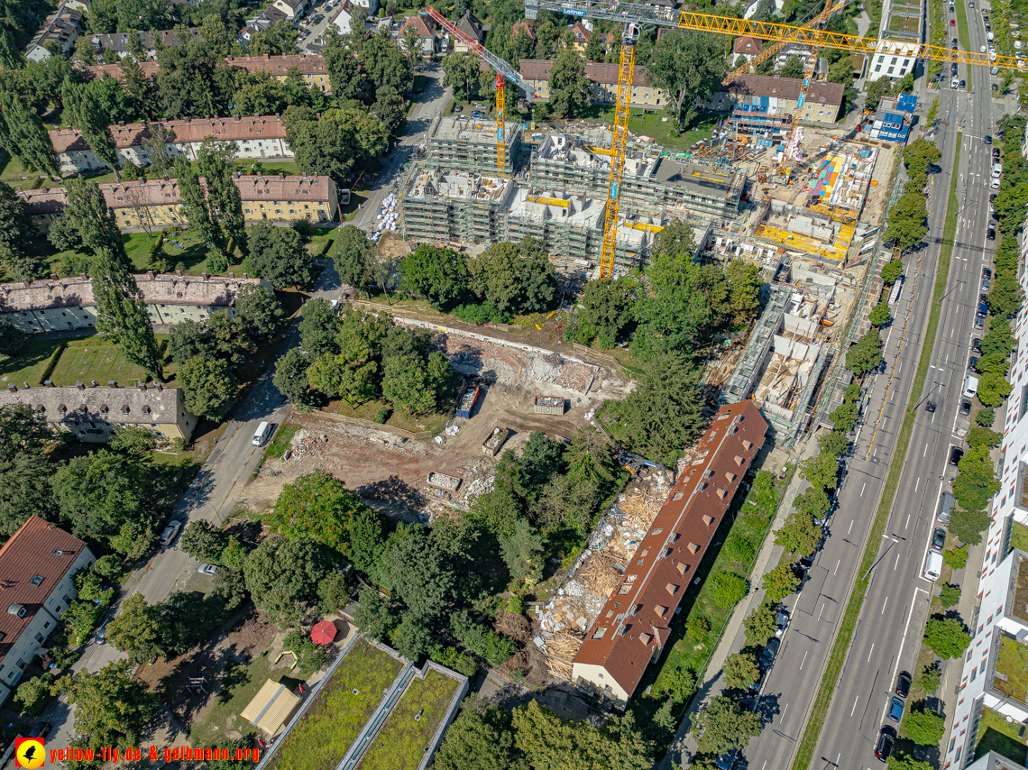 06.08.2024 - die Baustelle Maikäfersiedlung in Berg am Laim