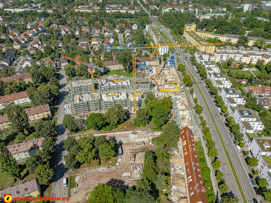 06.08.2024 - die Baustelle Maikäfersiedlung in Berg am Laim