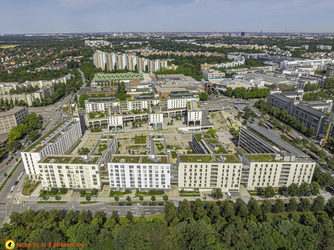 16.08.2024 - Perlach Plaza und Neue-Mitte und Umgebung