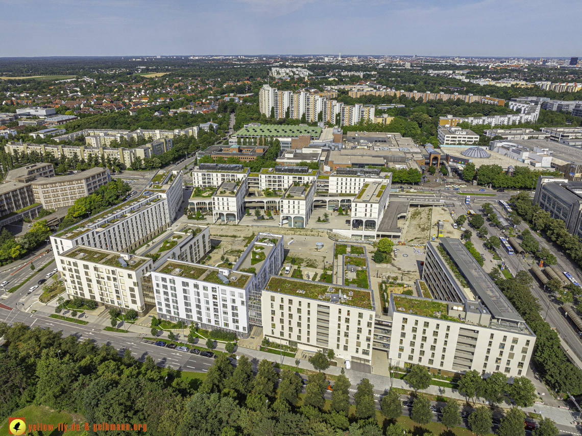 16.08.2024 - Perlach Plaza und Neue-Mitte und Umgebung