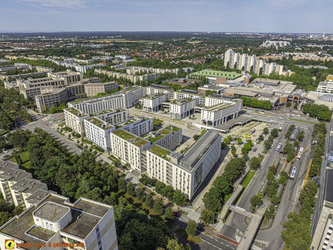 16.08.2024 - Perlach Plaza und Neue-Mitte und Umgebung