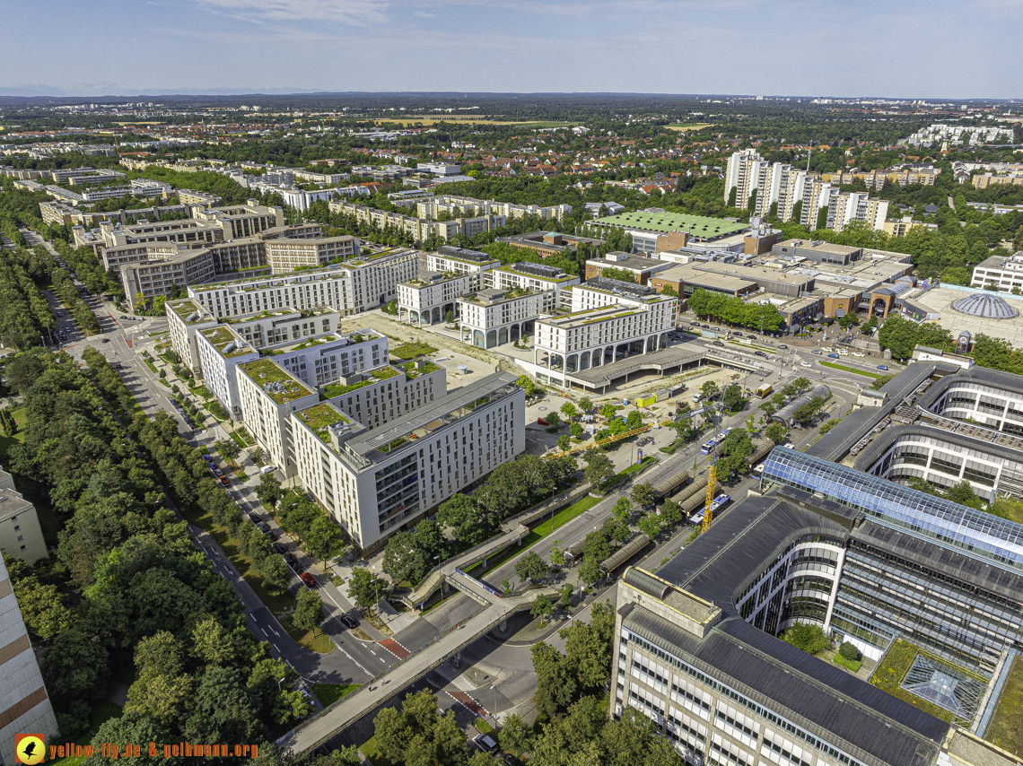 16.08.2024 - Perlach Plaza und Neue-Mitte und Umgebung