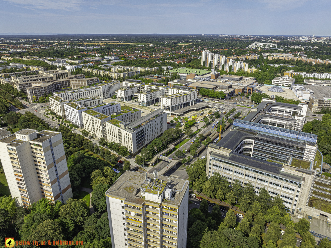 16.08.2024 - Perlach Plaza und Neue-Mitte und Umgebung
