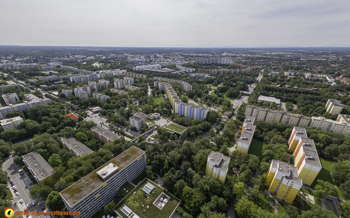 22.08.2024 - das Quiddezentrum als Biotop in Neuperlach