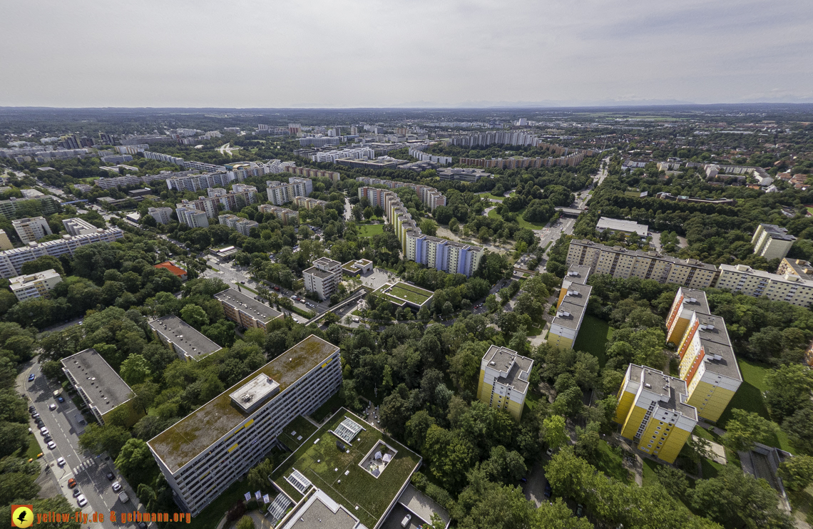 22.08.2024 - das Quiddezentrum als Biotop in Neuperlach