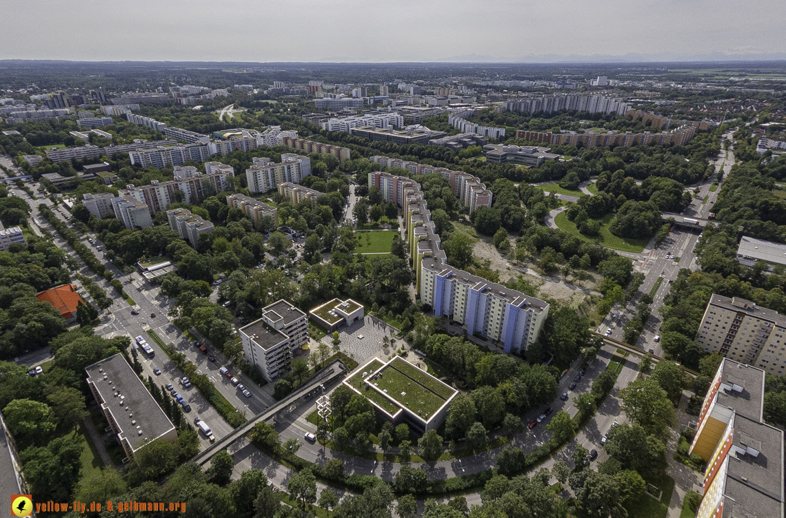22.08.2024 - das Quiddezentrum als Biotop in Neuperlach