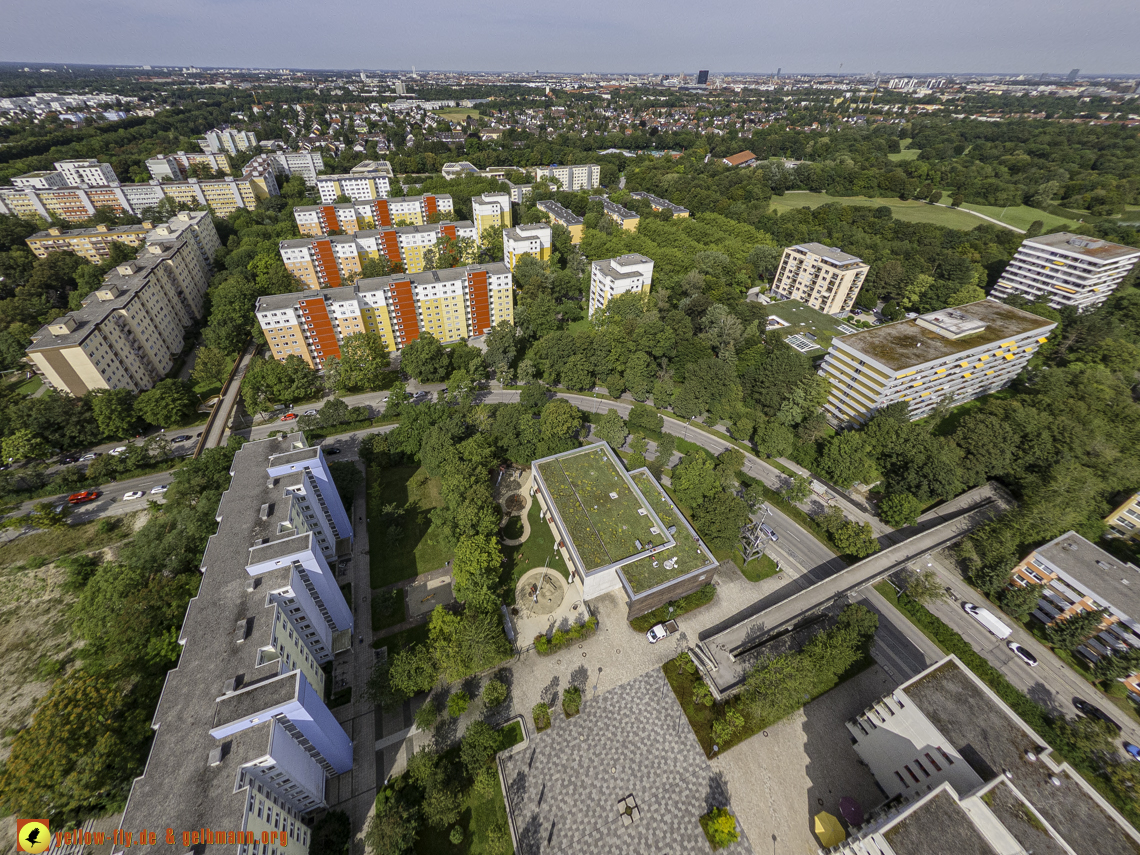 22.08.2024 - das Quiddezentrum als Biotop in Neuperlach