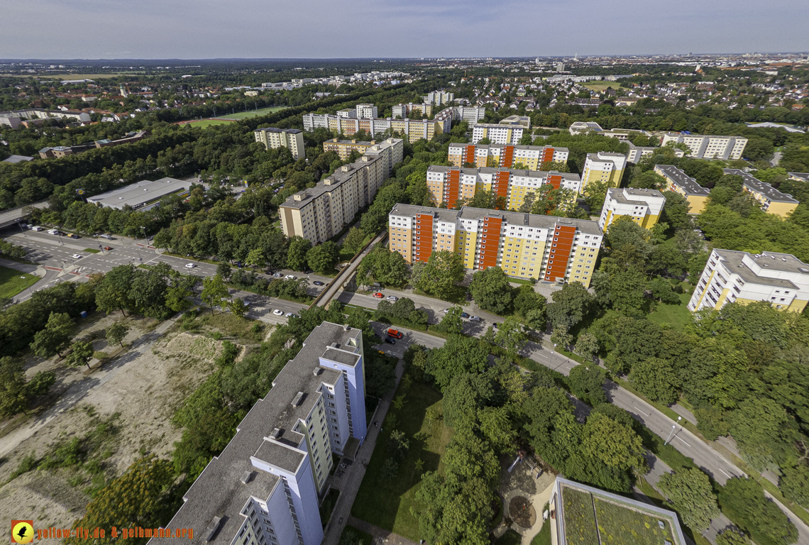 22.08.2024 - das Quiddezentrum als Biotop in Neuperlach