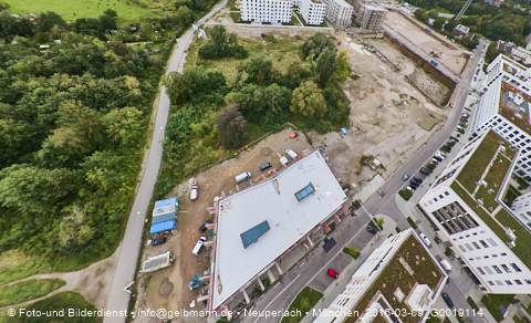 12.09.2024 - Baustelle Heinrich-Wieland-Straße in Neuperlach