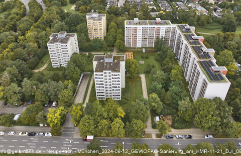 12.09.2024 - Dachbegehung mit der Münchner Wohnen am Karl-Marx-Ring 11-21 in Neuperlach