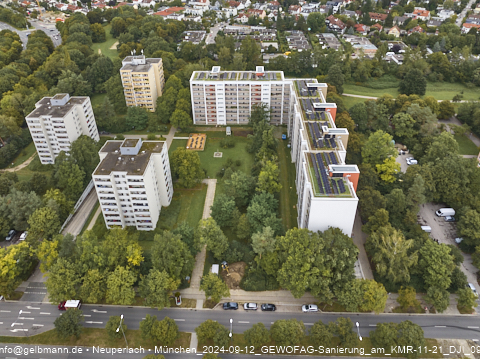 12.09.2024 - Dachbegehung mit der Münchner Wohnen am Karl-Marx-Ring 11-21 in Neuperlach