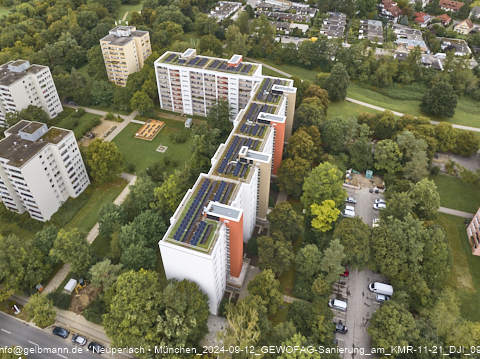 12.09.2024 - Dachbegehung mit der Münchner Wohnen am Karl-Marx-Ring 11-21 in Neuperlach