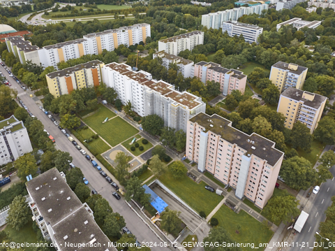 12.09.2024 - Dachbegehung mit der Münchner Wohnen am Karl-Marx-Ring 11-21 in Neuperlach