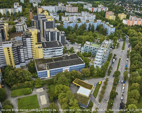 12.09.2024 - Marx-Zentrum, Studentenwohnheim, Wohnanlage Karl-Marx-Ring 52-62, KMR 53-57c Umgebung