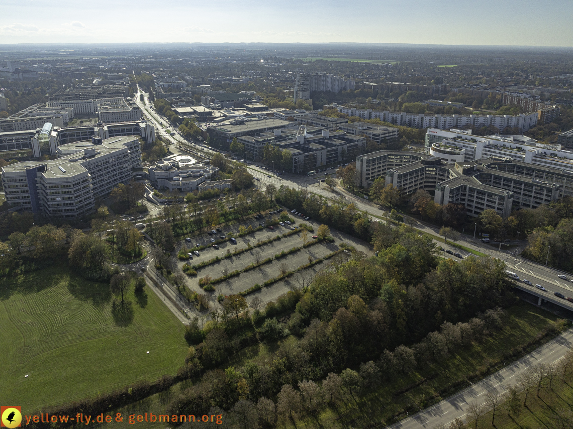 29.10.2024 - Spange und Umgebung in Neuperlach mit Kunstwerk