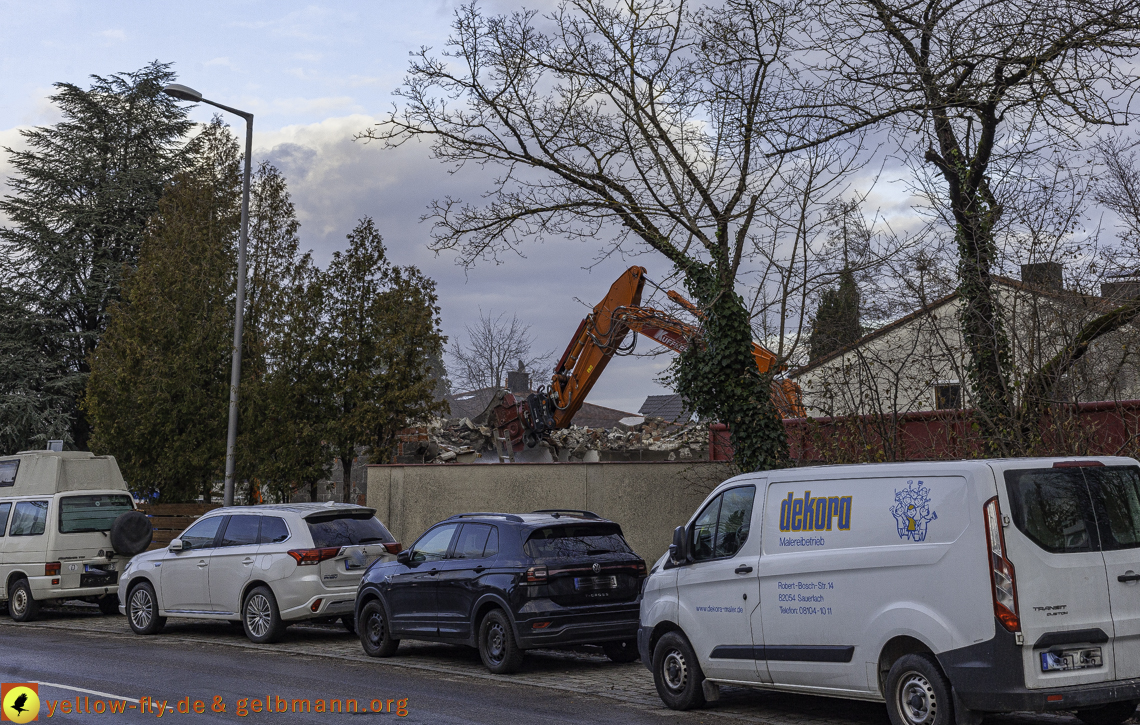 26.11.2024 - Baustelle in der Niederalmstraße Ecke Hugo-Lang-Bogen in Neuperlach
