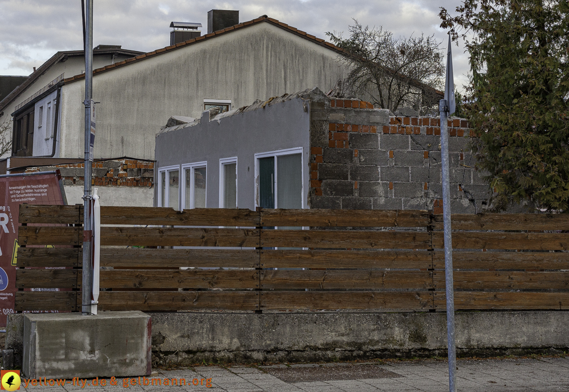 26.11.2024 - Baustelle in der Niederalmstraße Ecke Hugo-Lang-Bogen in Neuperlach