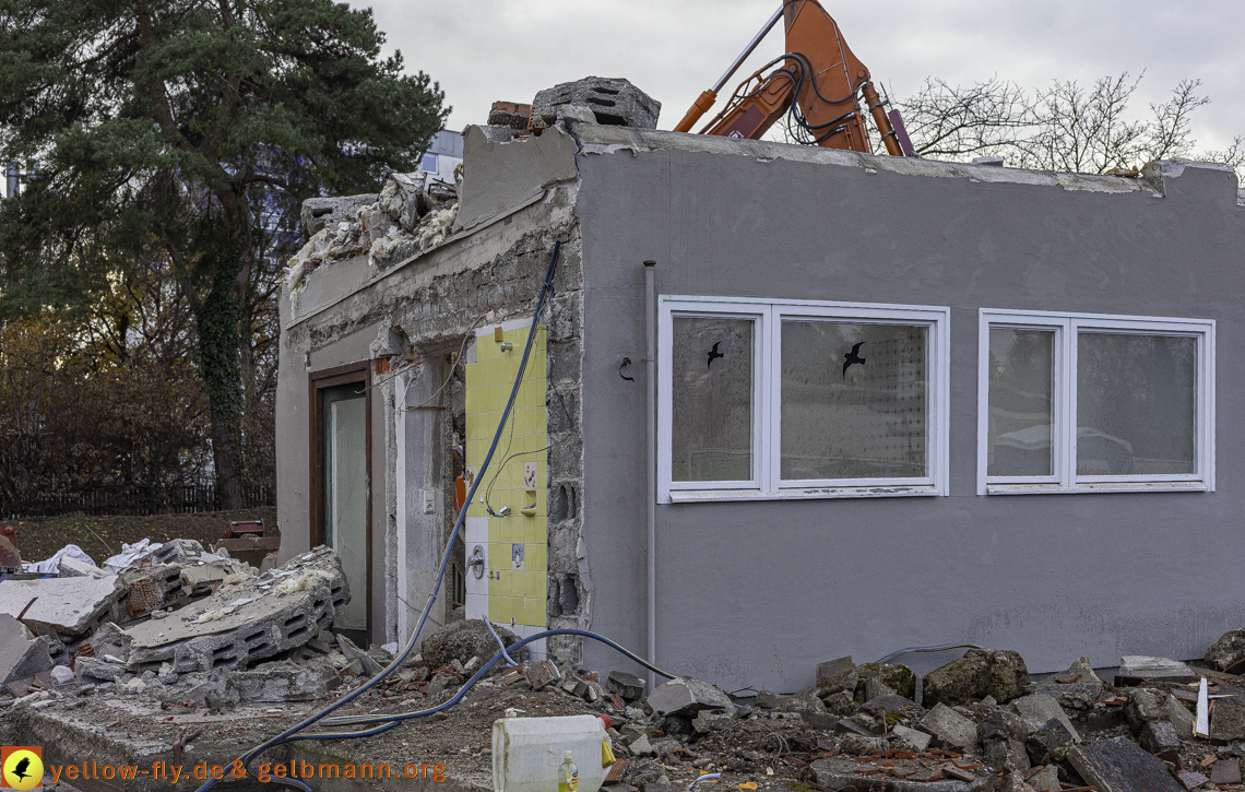 26.11.2024 - Baustelle in der Niederalmstraße Ecke Hugo-Lang-Bogen in Neuperlach