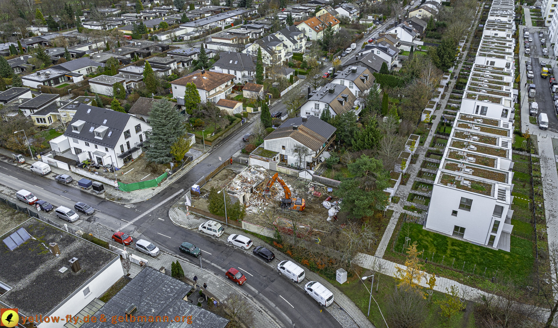 26.11.2024 - Abriss der Niederalmstraße 25 in Neuperlach