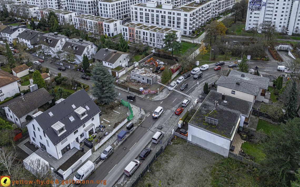 26.11.2024 - Abriss der Niederalmstraße 25 in Neuperlach