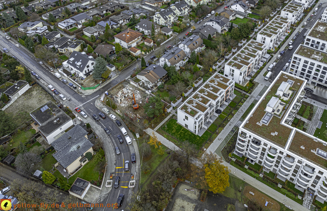 26.11.2024 - Abriss der Niederalmstraße 25 in Neuperlach