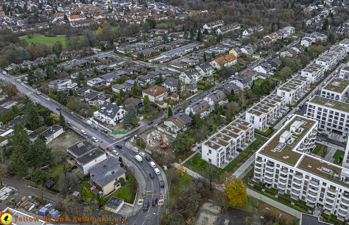 26.11.2024 - Abriss der Niederalmstraße 25 in Neuperlach