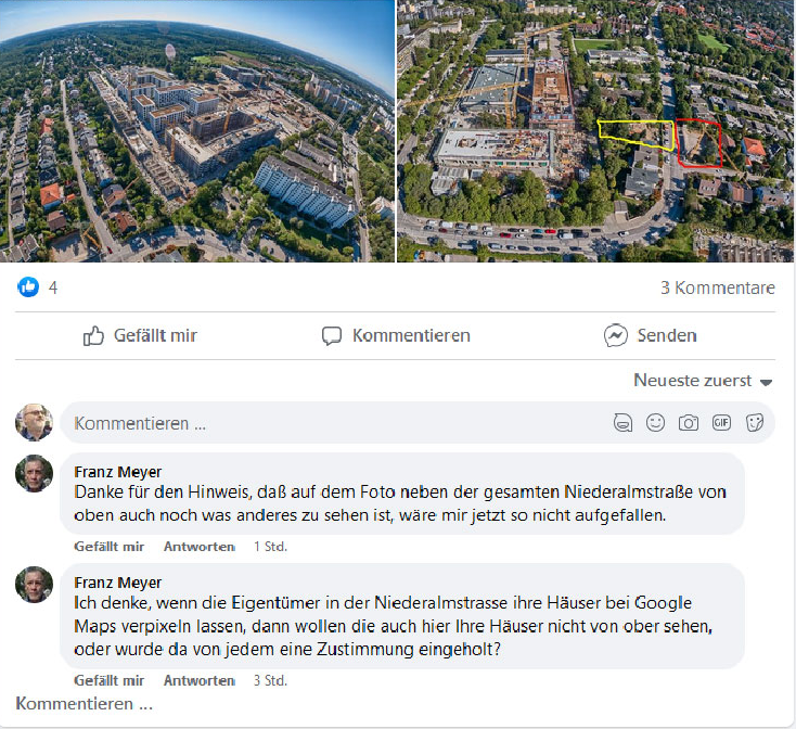 26.11.2024 - Abriss der Niederalmstraße 25 in Neuperlach