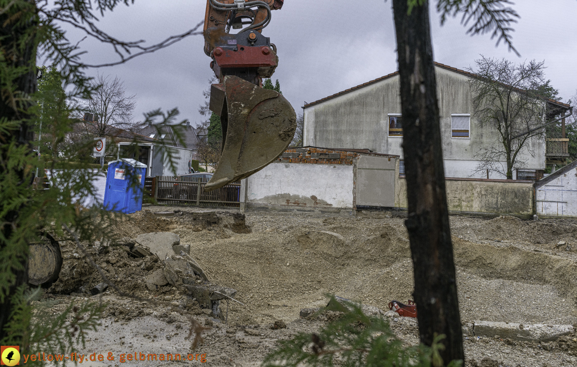 28.11.2024 - Baustelle in der Niederalmstraße Ecke Hugo-Lang-Bogen in Neuperlach