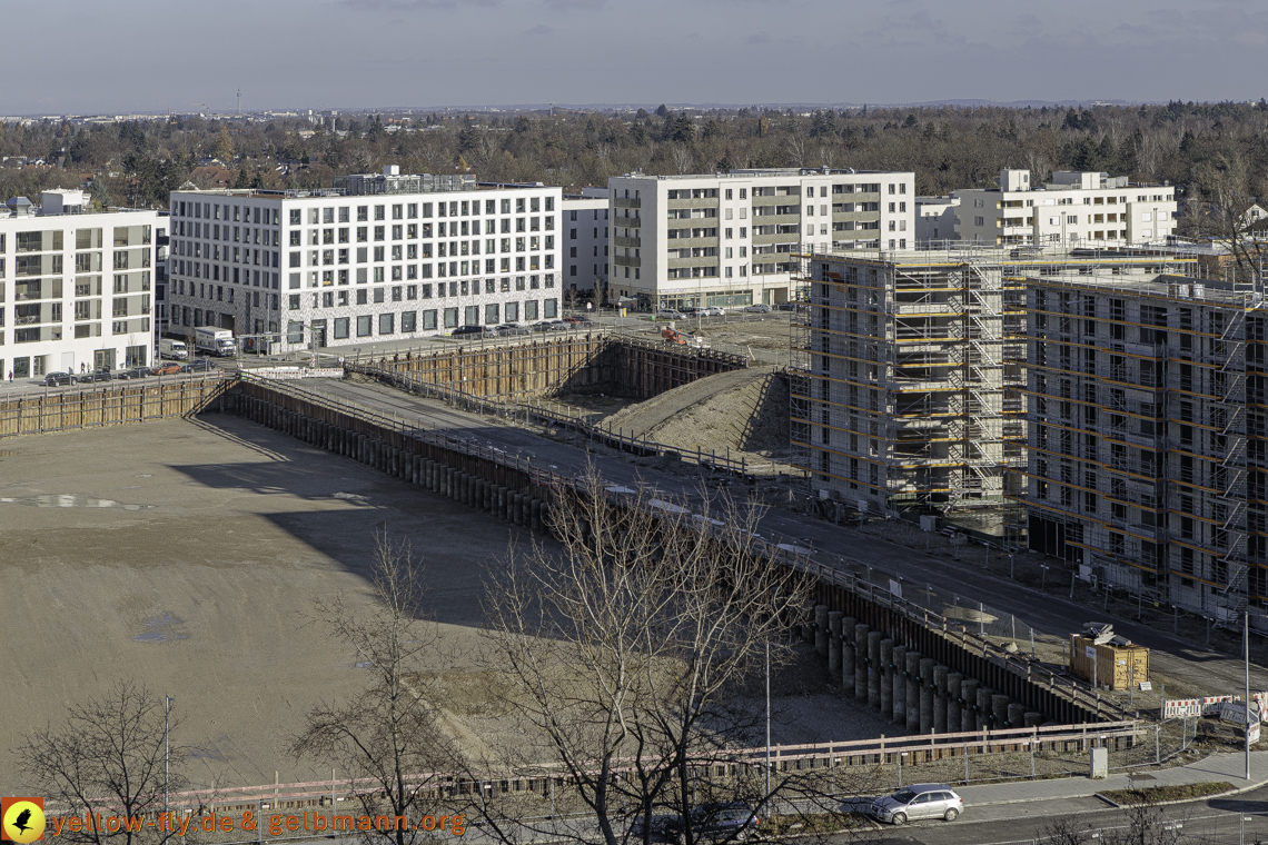 27.12.2024 - Baustelle Alexisquartier und Pandion Verde in Neuperlach