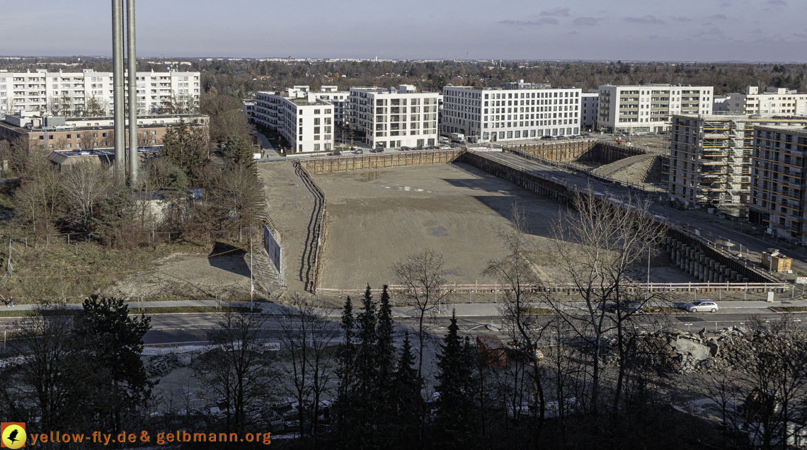 27.12.2024 - Baustelle Alexisquartier und Pandion Verde in Neuperlach