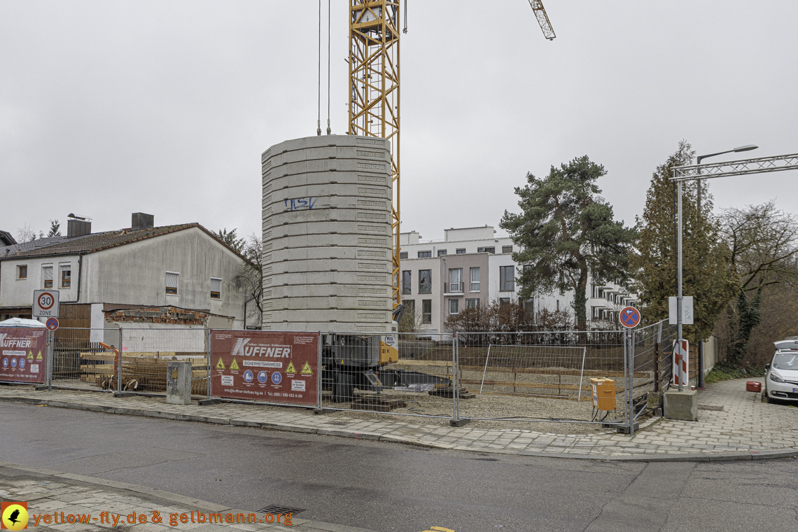 11.12.2024 - Baustelle Niederalmstraße 25 in Neuperlach