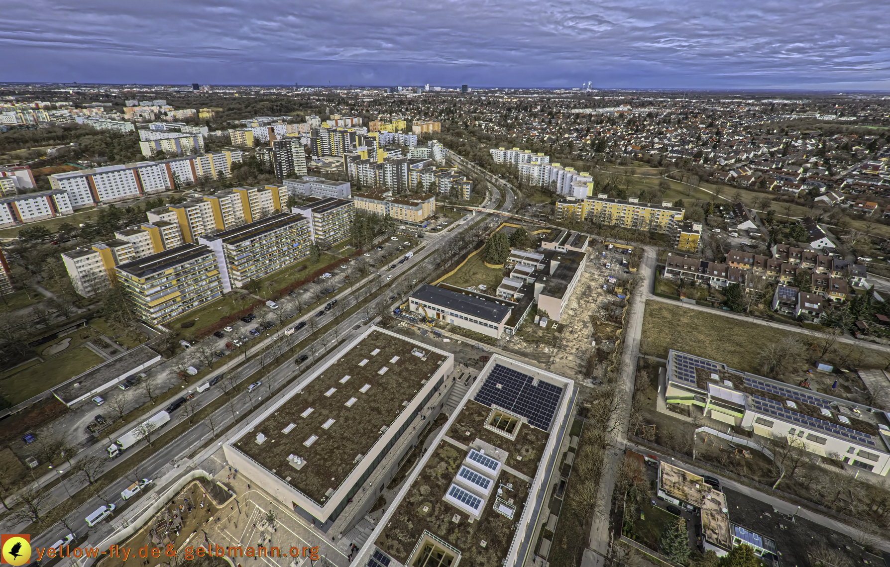 27.02.2025 - Abriss der Grundschule am Karl-Marx-Ring in Neuperlach