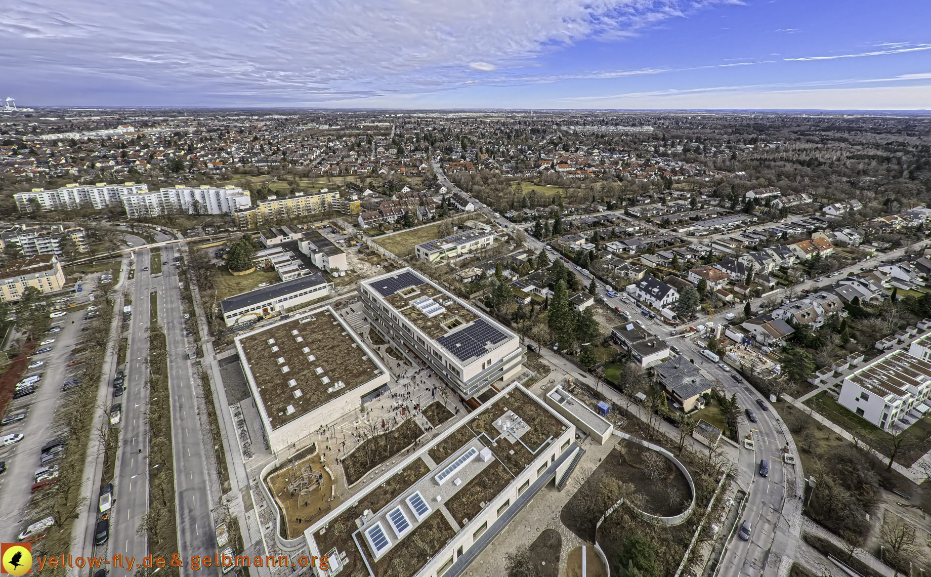 27.02.2025 - Abriss der Grundschule am Karl-Marx-Ring in Neuperlach