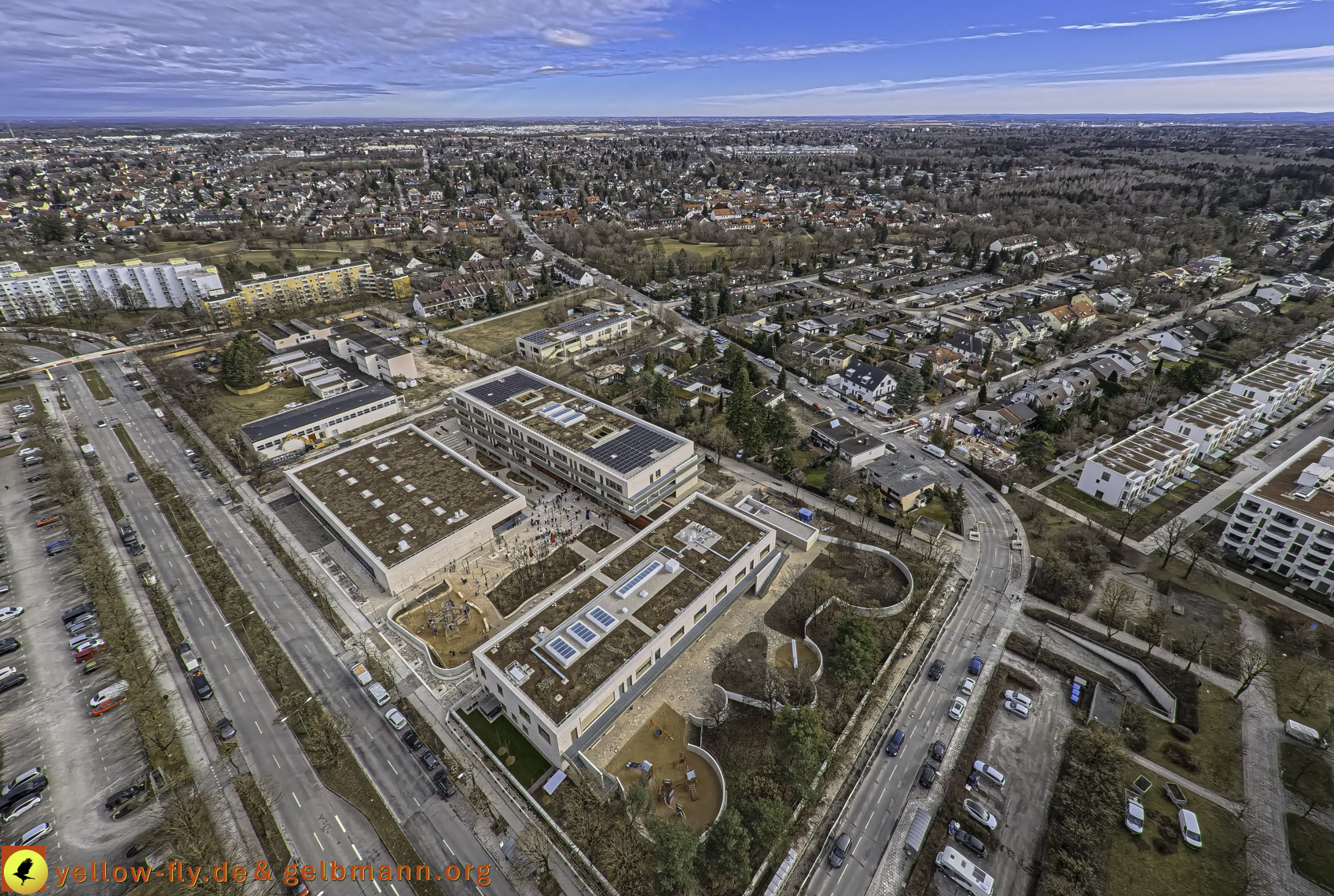 27.02.2025 - Abriss der Grundschule am Karl-Marx-Ring in Neuperlach