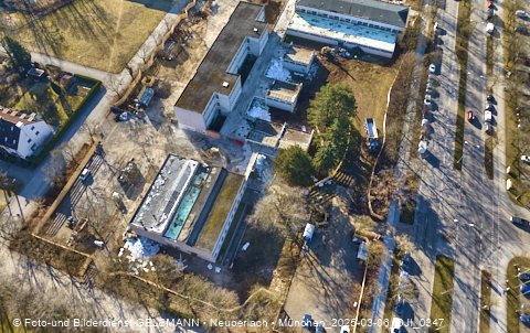 06.03.2025 - Baustelle zur Grundschule am Karl-Marx-Ring in Neuperlach