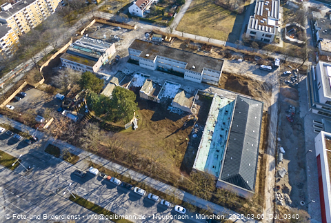 06.03.2025 - Marx-Zentrum, Studentenwohnheim, Wohnanlage Karl-Marx-Ring 52-62, KMR 53-57c Umgebung