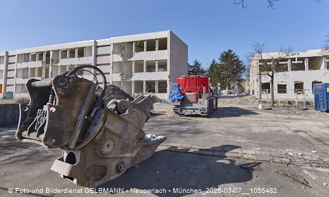 07.03.2025 - Baustelle zur Grundschule am Karl-Marx-Ring in Neuperlach