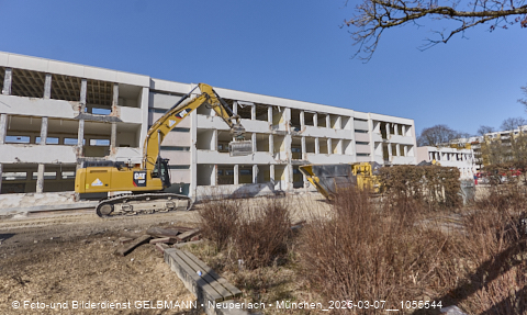 07.03.2025 - Baustelle zur Grundschule am Karl-Marx-Ring in Neuperlach