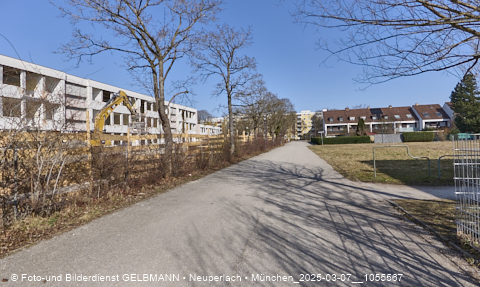 07.03.2025 - Baustelle zur Grundschule am Karl-Marx-Ring in Neuperlach