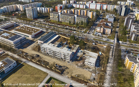 11.03.2025 - Baustelle zur Grundschule am Karl-Marx-Ring in Neuperlach