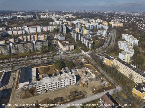 17.03.2025 - Baustelle zur Grundschule am Karl-Marx-Ring in Neuperlach