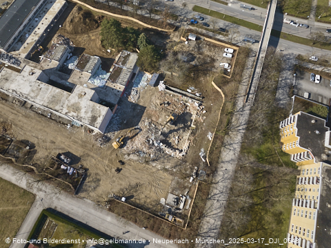 17.03.2025 - Baustelle zur Grundschule am Karl-Marx-Ring in Neuperlach
